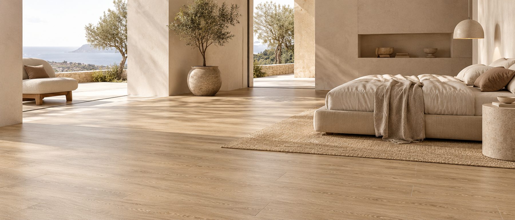 Ambiente cerámica Oak, efecto madera · roble